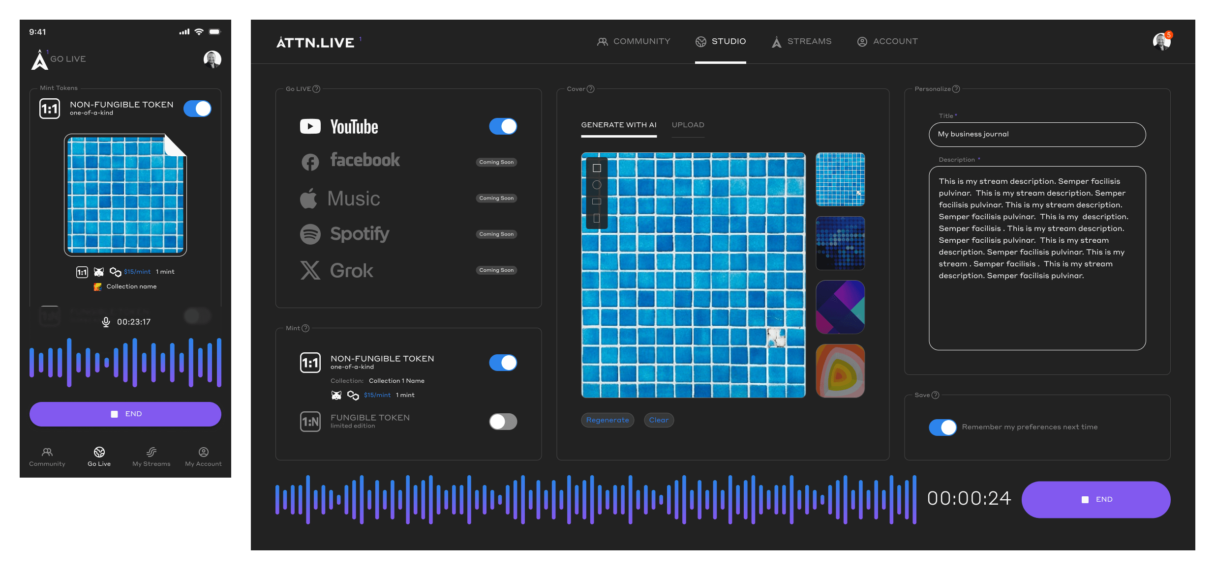 Stream setup — technical complexity simplified